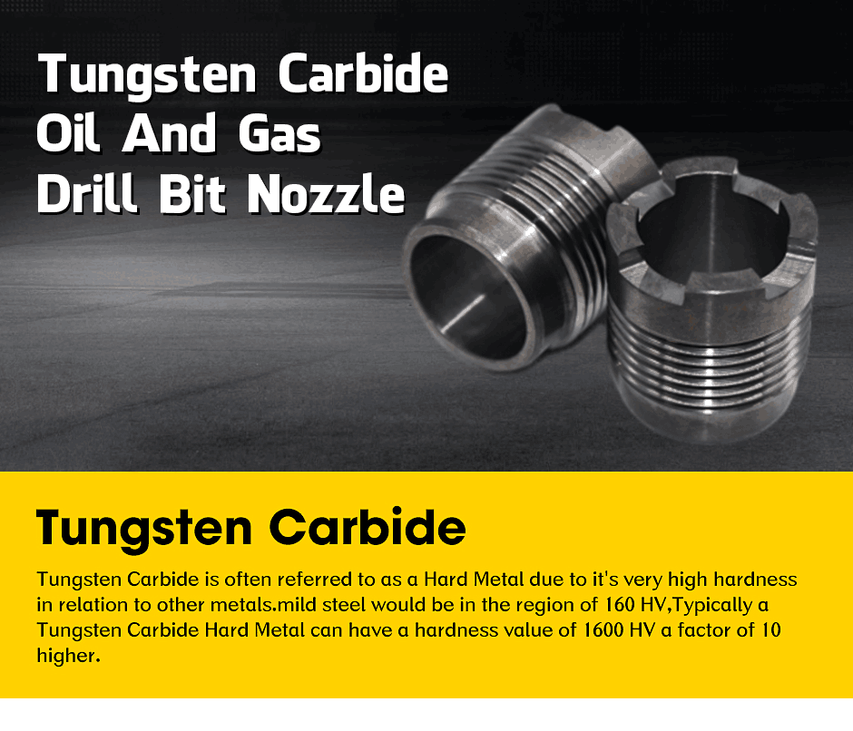 Tungsten Carbide Oil And Gas Drill Bit Nozzle