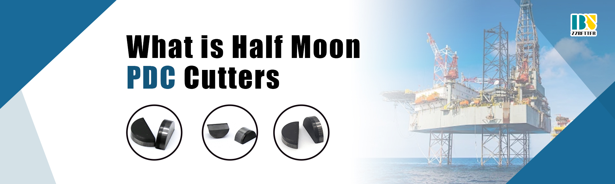 What is Half Moon PDC Cutters