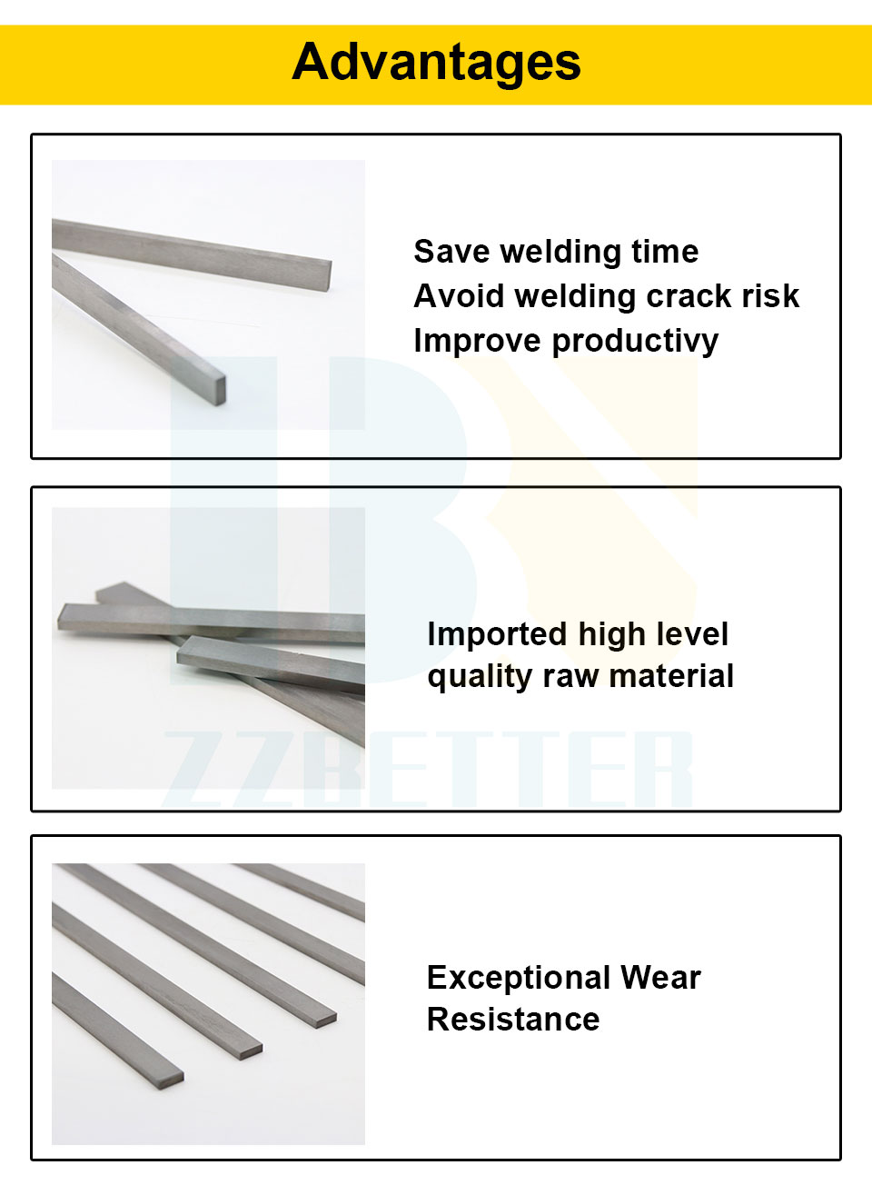 Extra-Long Carbide Strips