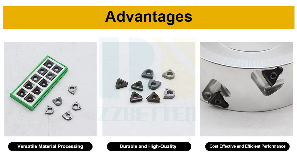 Replaceable Diamond PCD Inserts for PCD Pre-Milling Cutter